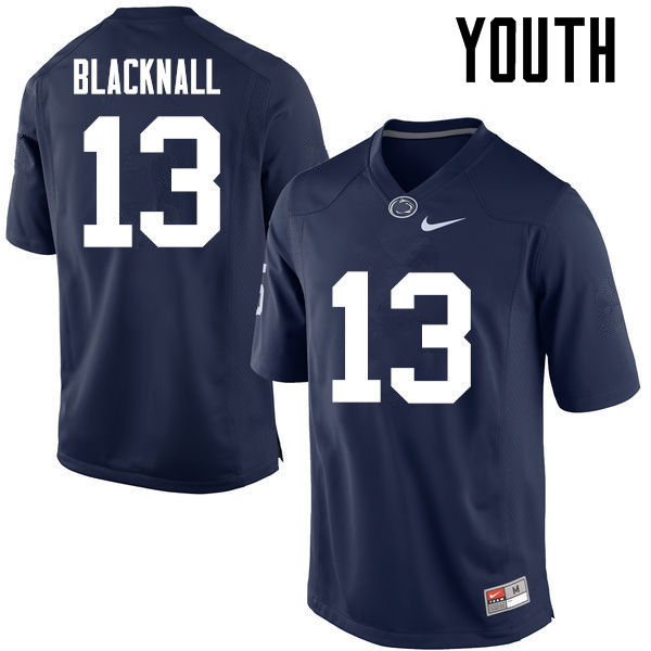 Youth Penn State Nittany Lions #13 Saeed Blacknall College Football Jerseys-Navy
